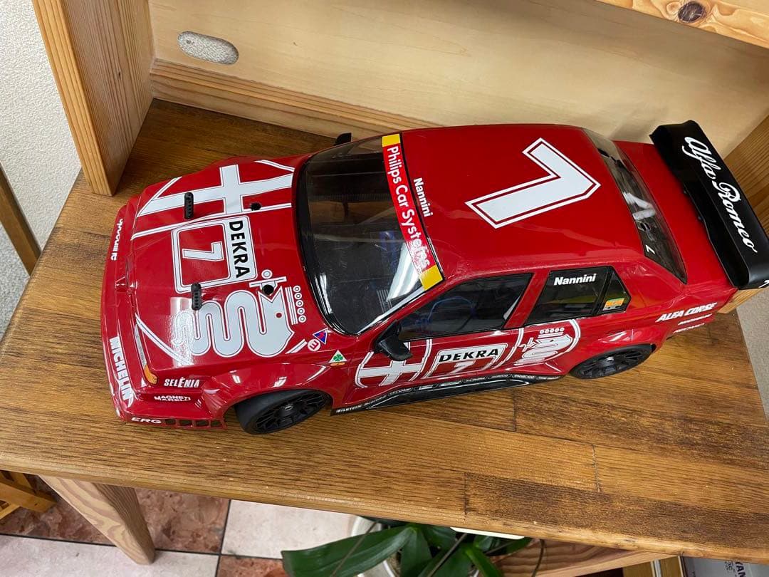 ラジコン　ボディーのみ　タミヤ　アルファロメオ155 DTM ツーリングカー