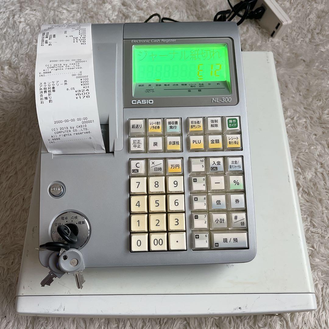 DoctorXNew様リクエスト品 ジャンク品】電子レジスター NL-300