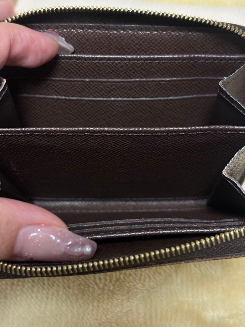 ルイヴィトン　ジッピーパース　ダミエ　ミニ財布　カードケース　LV
