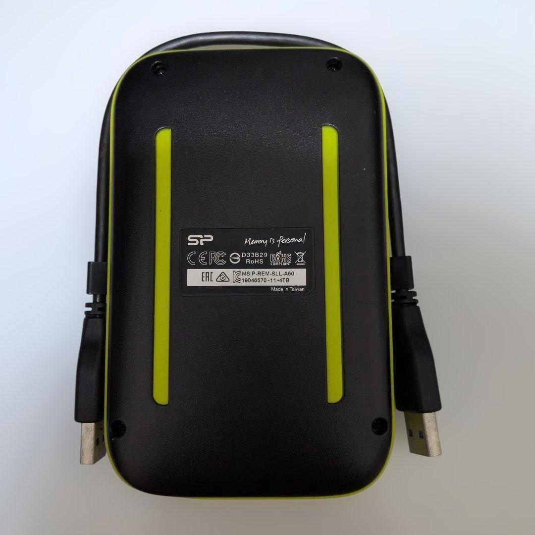 Silicon Power Armor A30 外付けHDD　4TB