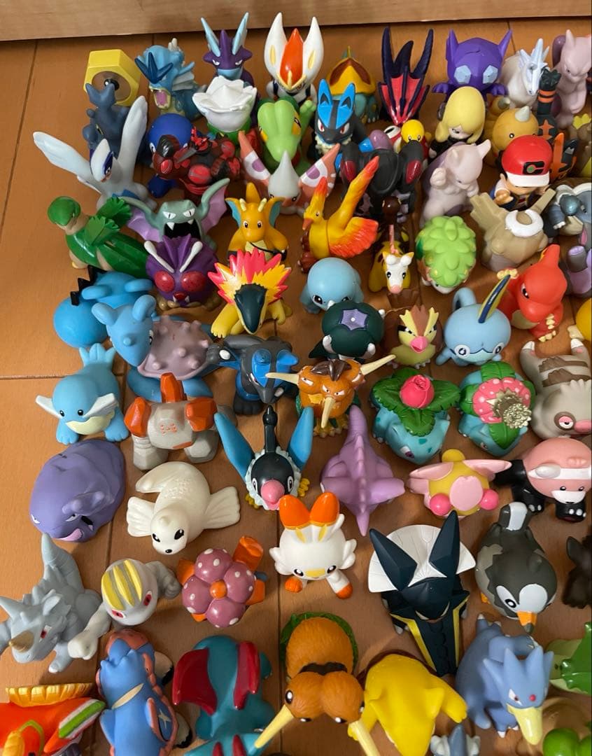 ポケモンキッズ　指人形　まとめ売り 220体　クリア