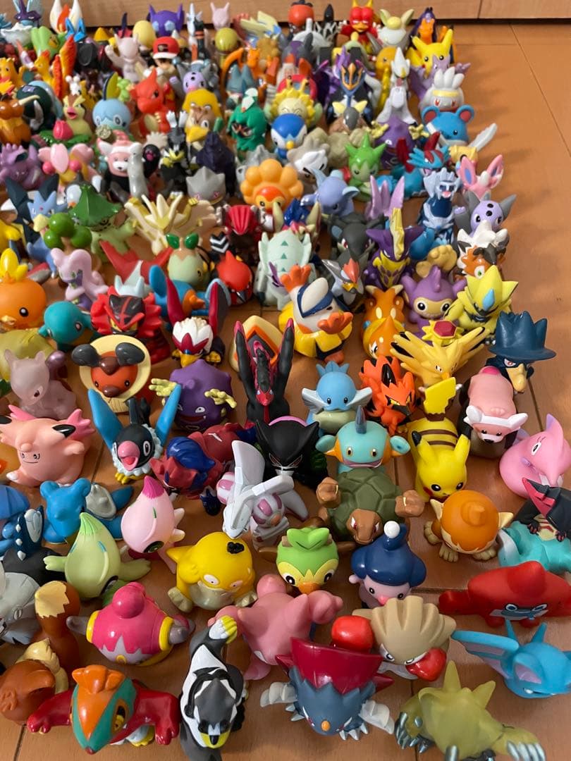 ポケモンキッズ　指人形　まとめ売り 220体　クリア