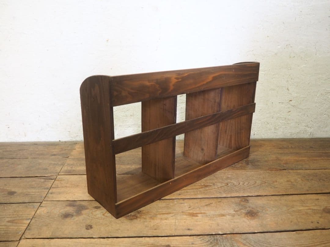 1174 ヴィンテージ　ブックラック　ケース　収納棚　本立て　古家具　レトロ