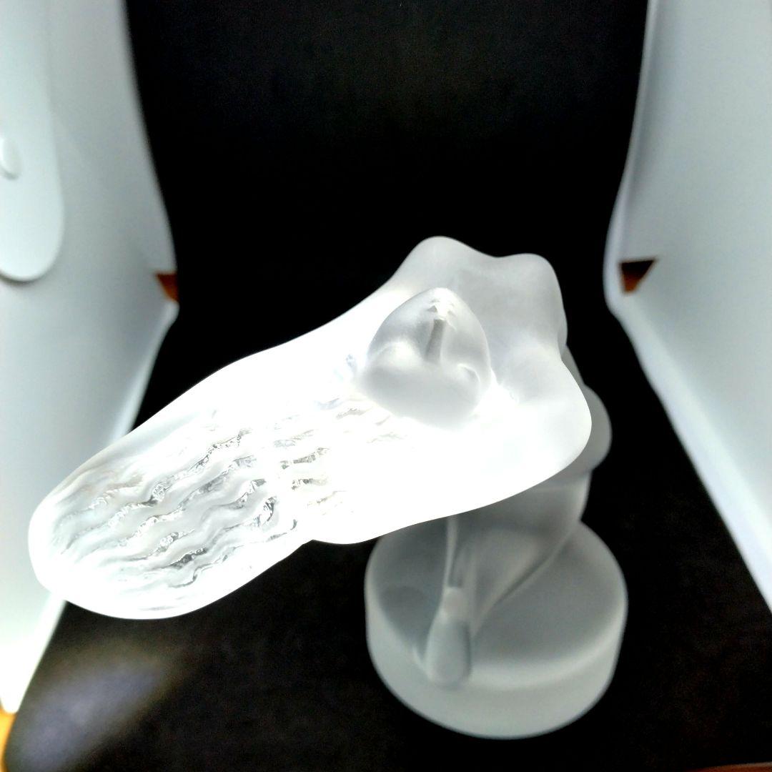 新品LALIQUEラリック裸婦像クリシスラジエターキャップカーマスコットバカラ