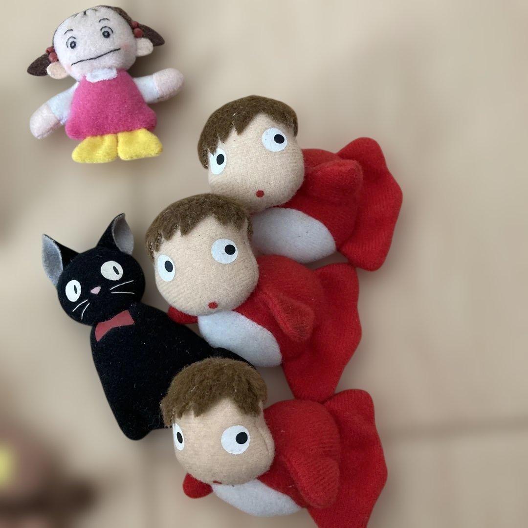 となりのトトロネコバス等 ぬいぐるみマグネットセット 14体　平成レトロ　レア