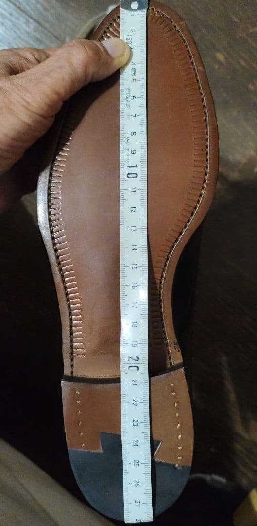 新品未使用　ボックスカーフ五大陸ダブルモンクストラップ ドレスシューズ宮城興業製