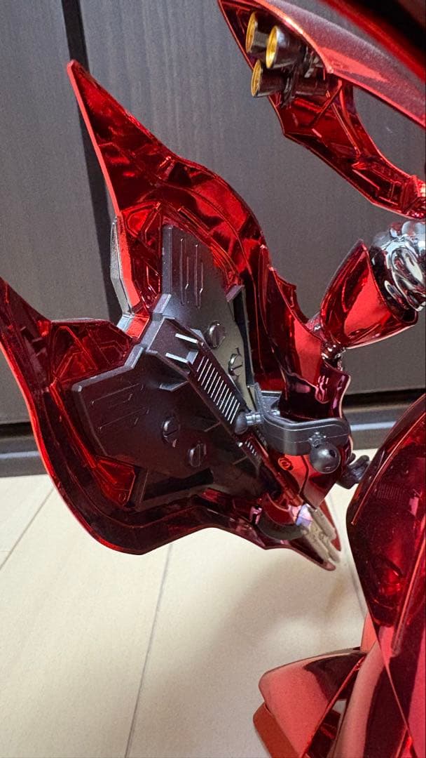 hg ナイチンゲール rg ハイニューガンダム メッキ加工完成品 一部塗装有り