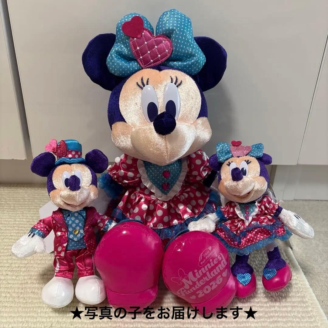 ディズニー　パルパルーザ　ミニーのファンダーランド　ぬいぐるみ　ぬいぐるみバッジ