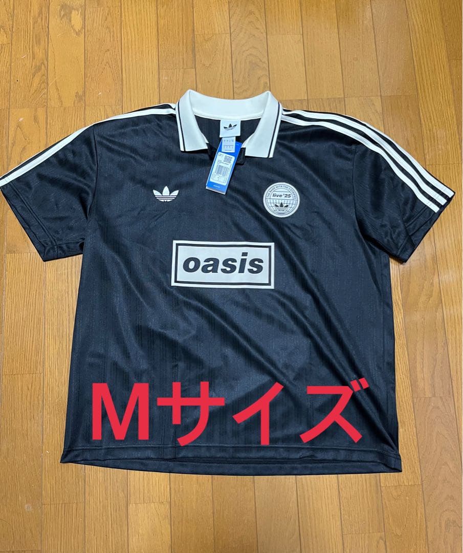 [ミントチョコ]oasis×adidas フットボールシャツ　ロンドン限定