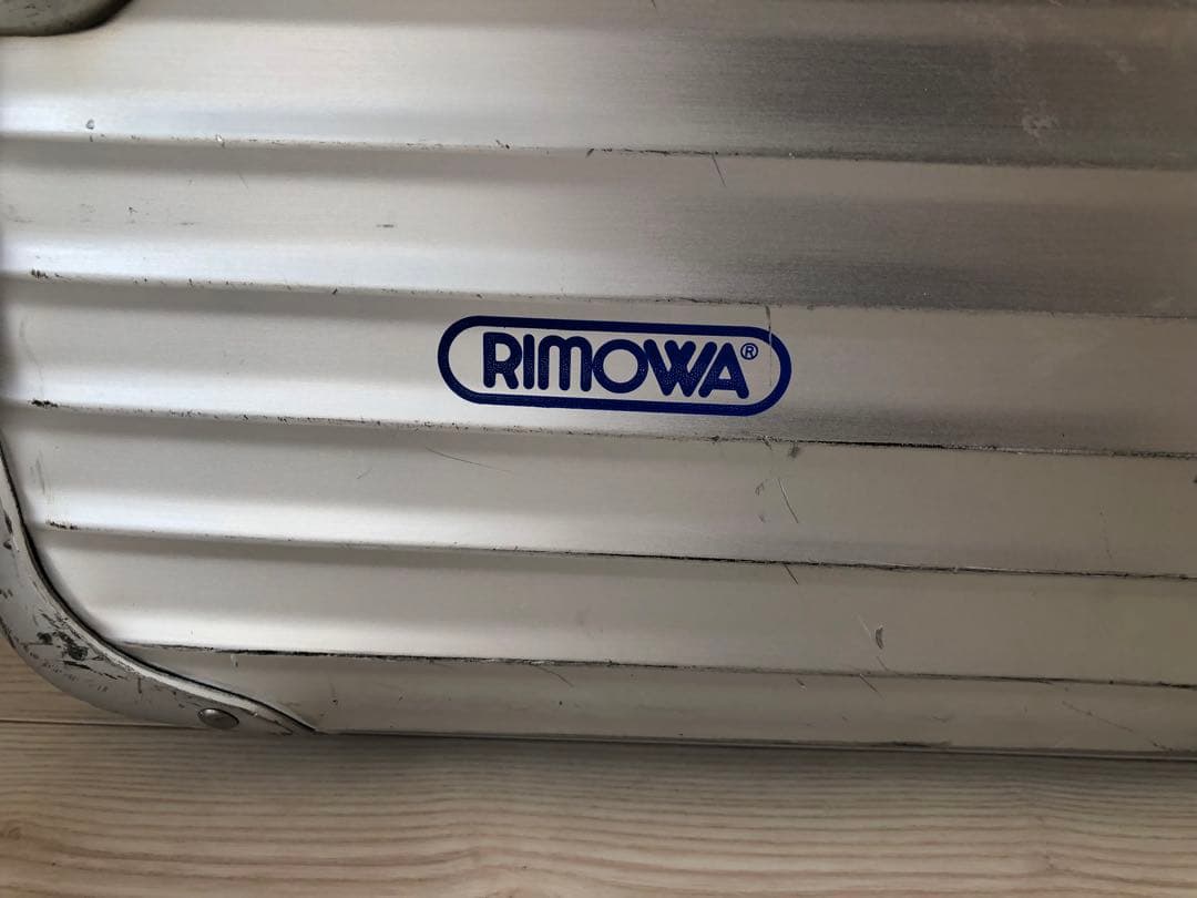 希少 リモワ トパーズ 82L 4輪 青ロゴ 旧ロゴ TSAロック アルミニウム