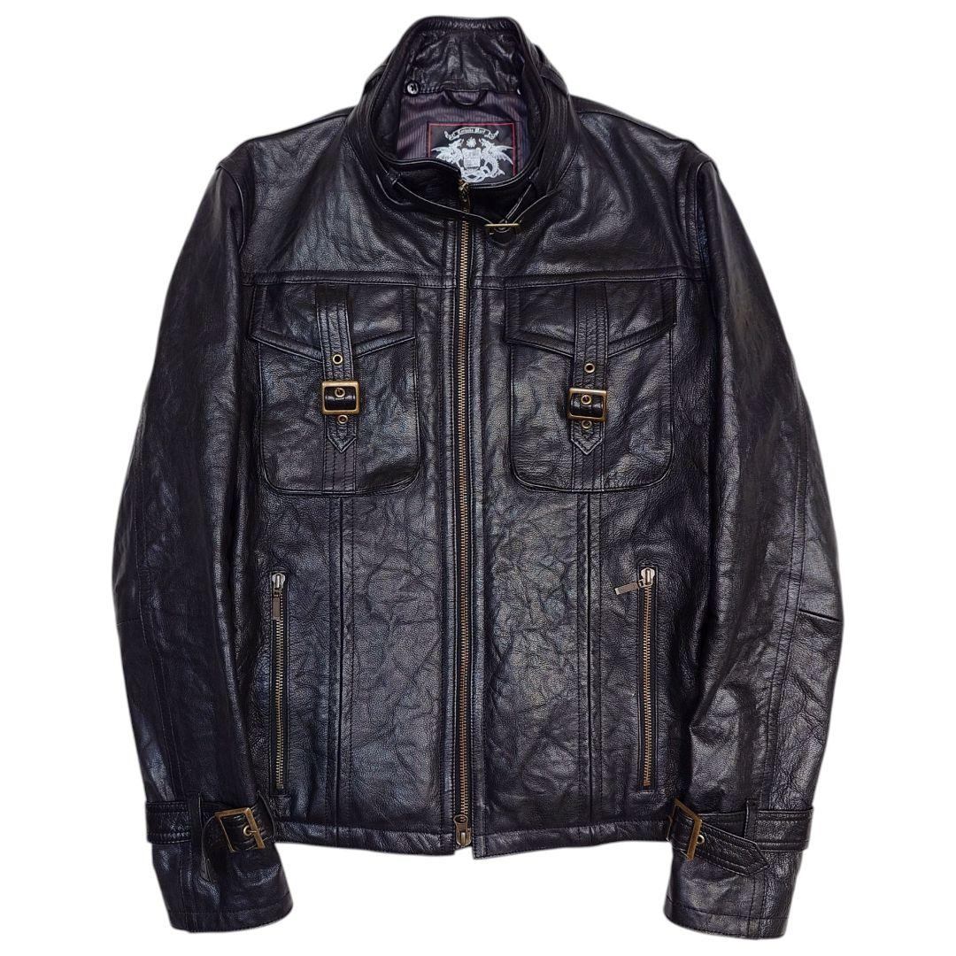 TORNADO MART トルネードマート 山羊革 シングル レザージャケット