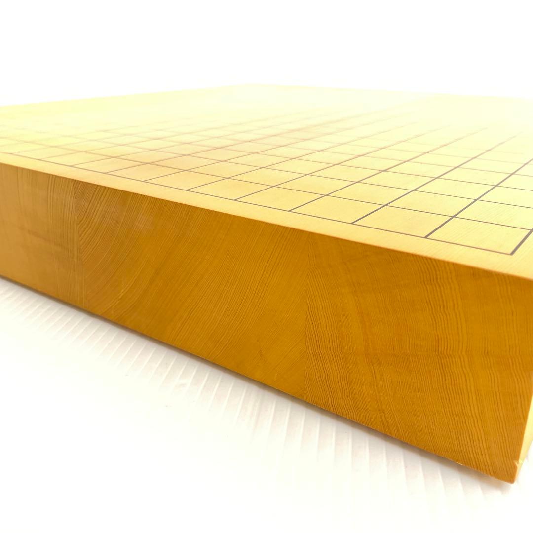 美品 本榧 碁盤 ハギ盤 2寸 二寸 6kg はまぐり碁石 囲碁 将棋 卓上盤