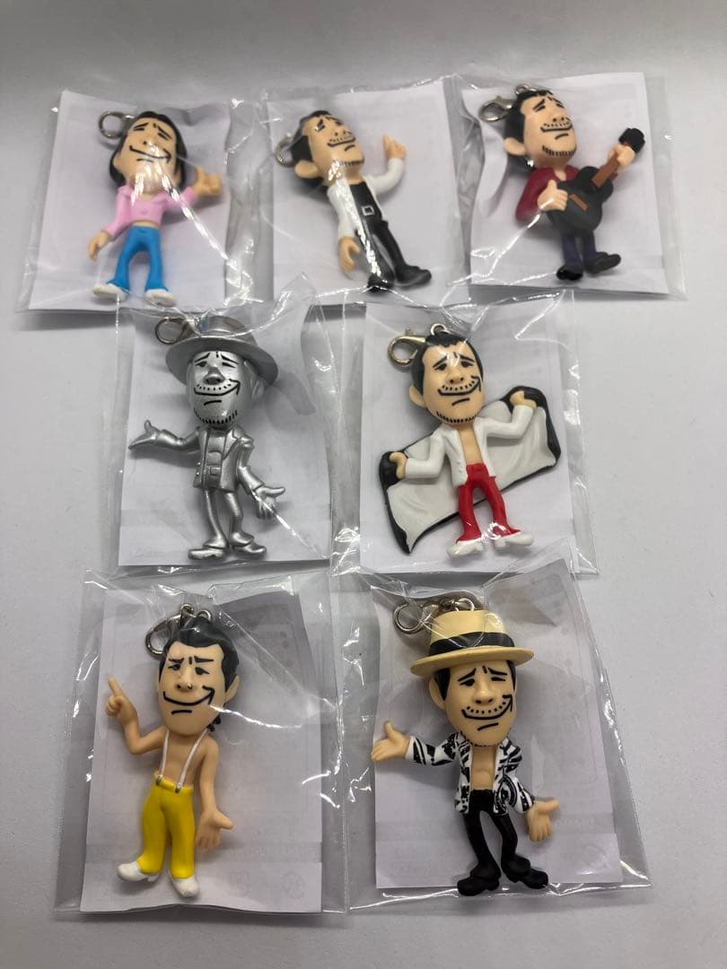 矢沢永吉 会場限定 ガチャ袋 7個セット シルバー キーホルダー 未開封