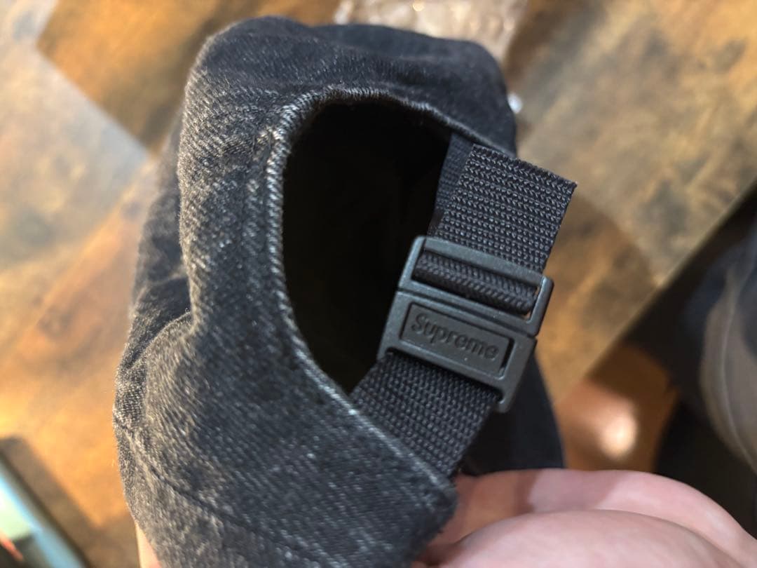 Supreme ダークデニムキャップ