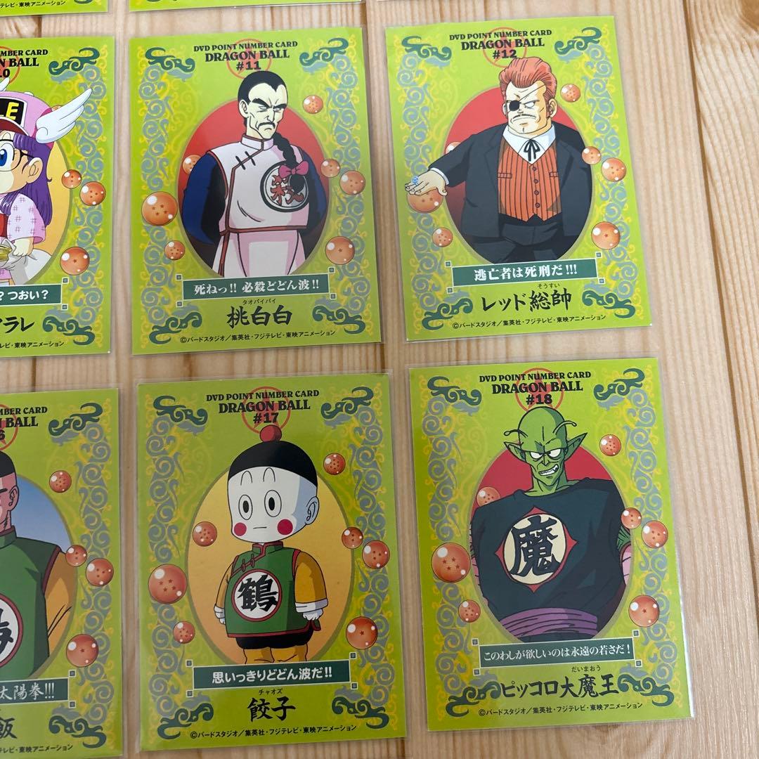 DRAGON BALL ドラゴンボール DVD封入特典 ポイントナンバーカード