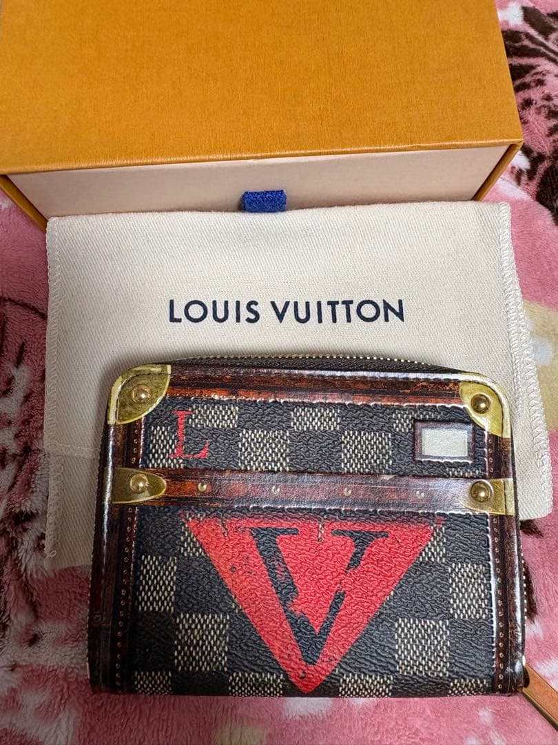 もか♡　ヴィトン　ダミエ トランク　ケース　財布