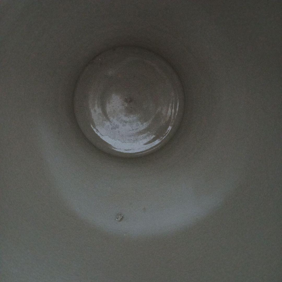 薩摩光山造　花と鳥模様の陶器壺