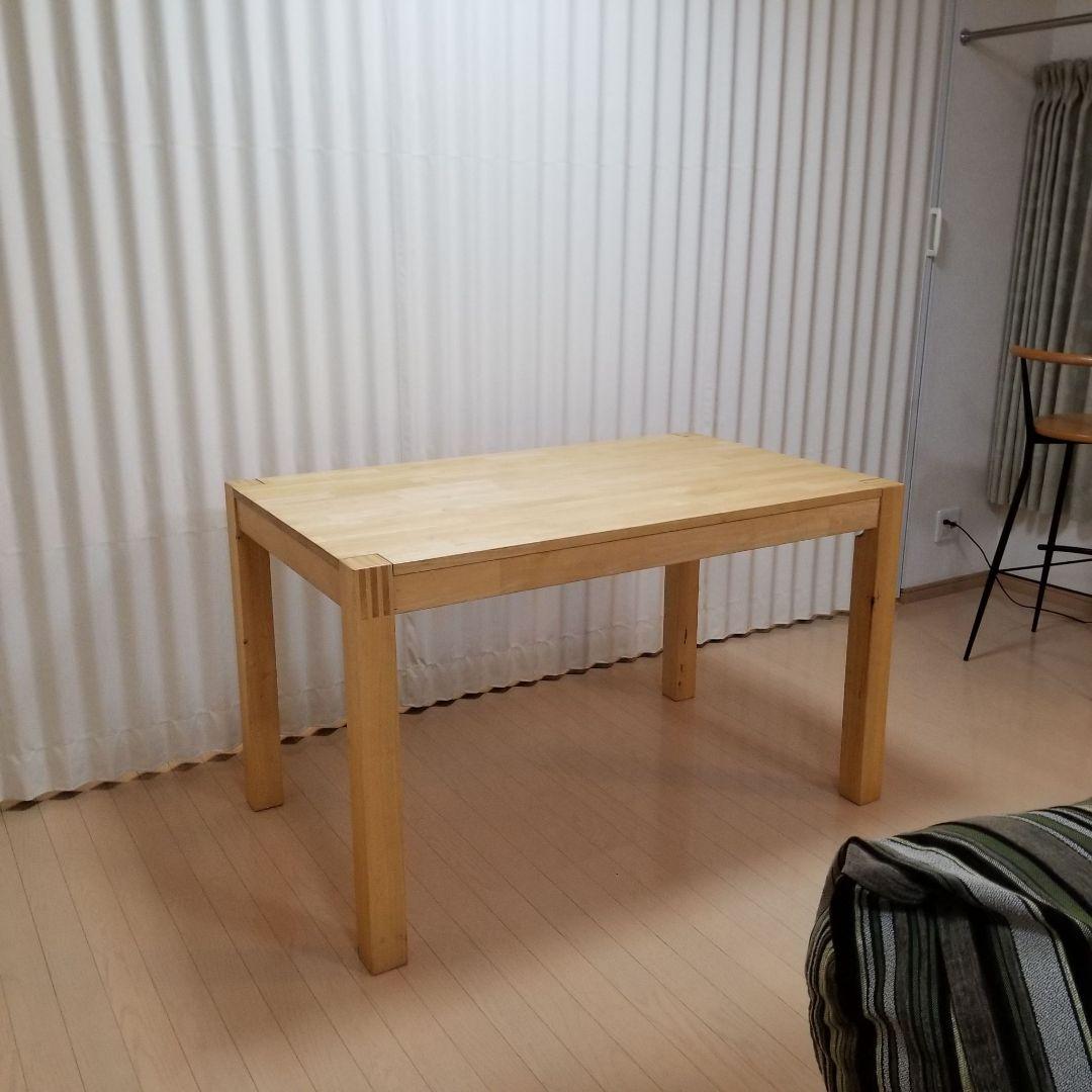 IKEA ダイニングテーブル　NORDBY ノールドビー　125cm 無垢材