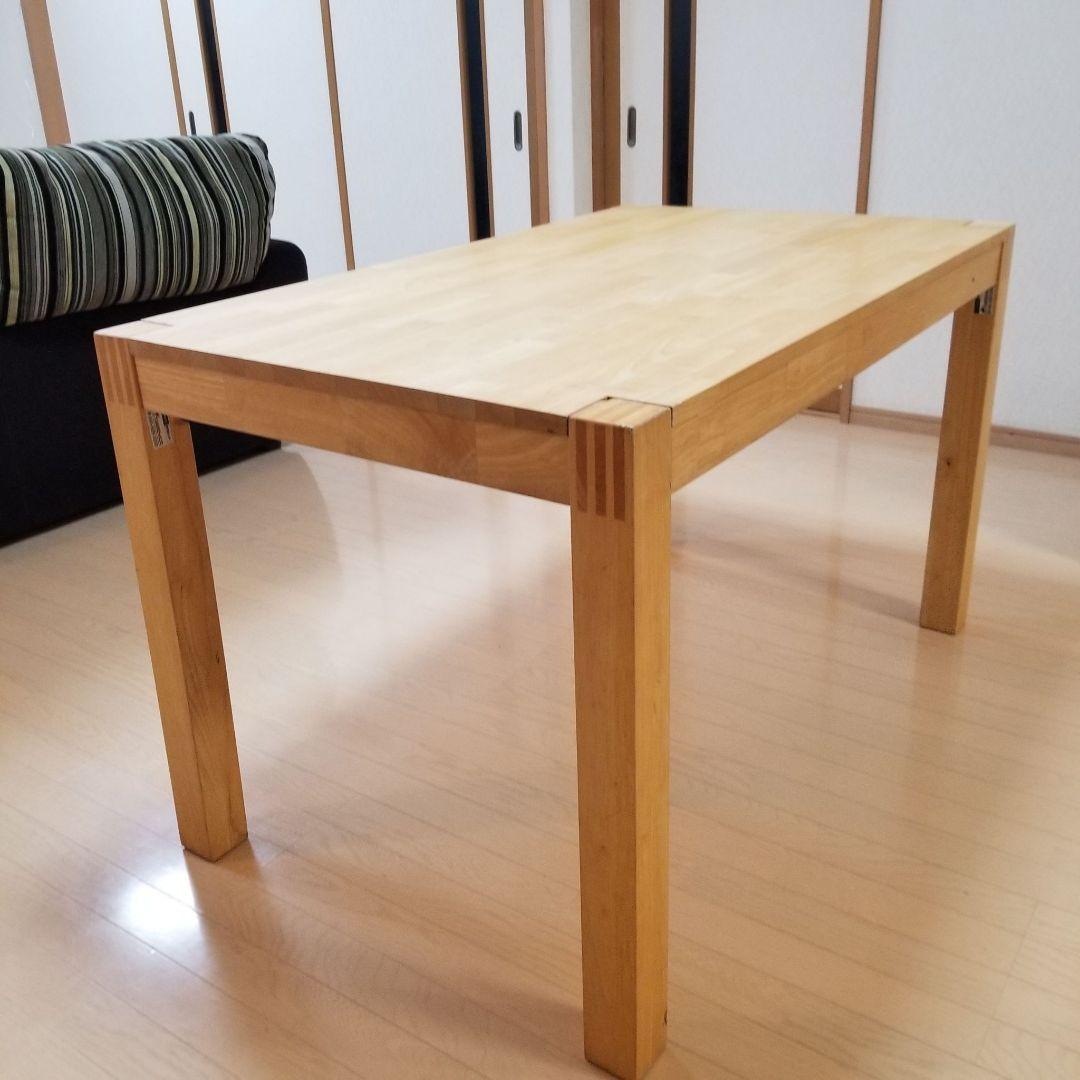 IKEA ダイニングテーブル　NORDBY ノールドビー　125cm 無垢材