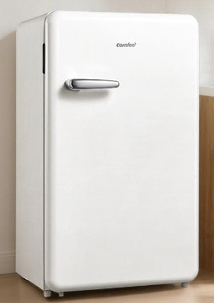 【新品】冷蔵庫 93L 1ドア 右開き レトロデザイン 送料込み