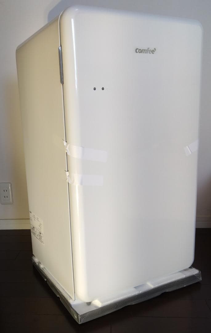 【新品】冷蔵庫 93L 1ドア 右開き レトロデザイン 送料込み