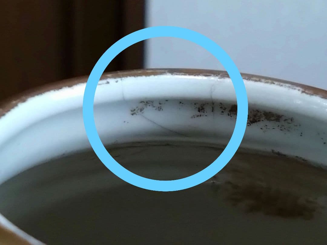 時代物　 薩摩焼 丸十字 金彩色絵花詰文有蓋壷