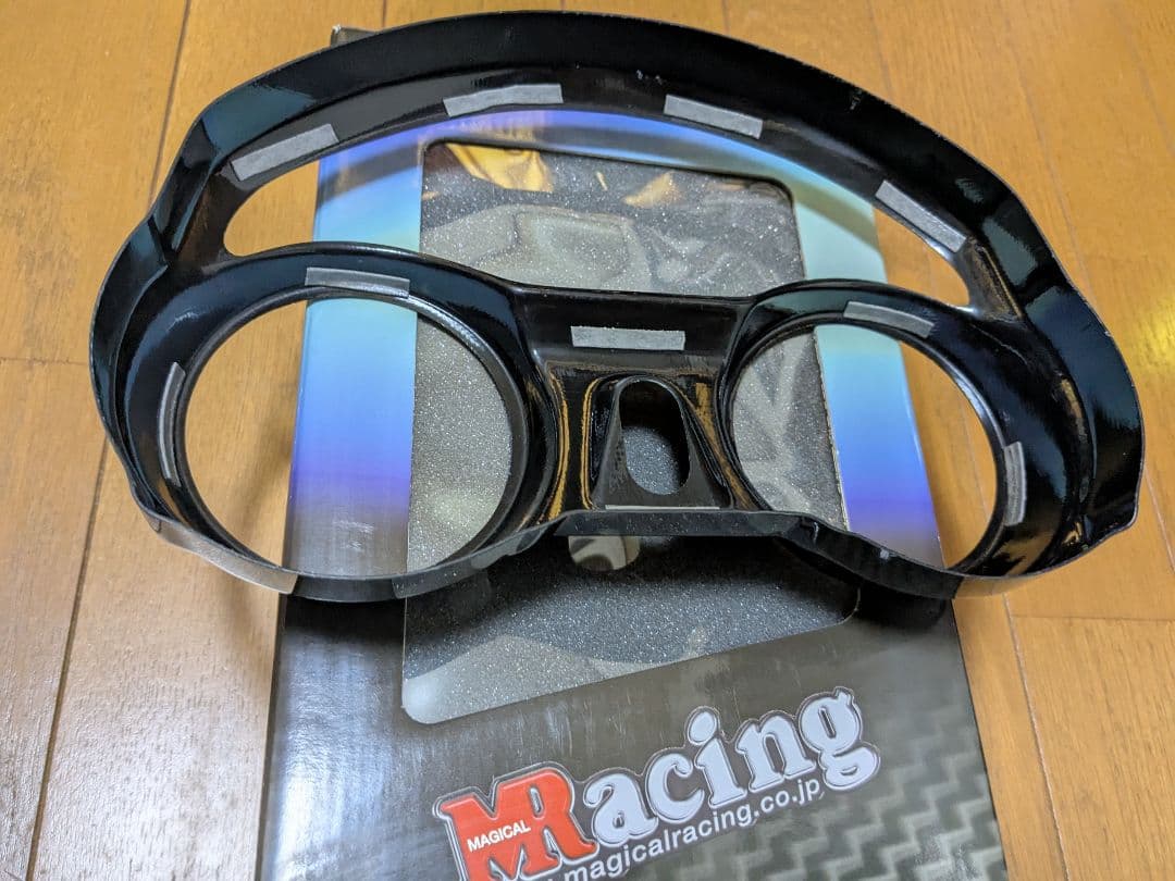 ZZR1400マジカルレーシング　綾織カーボンメーターカバー