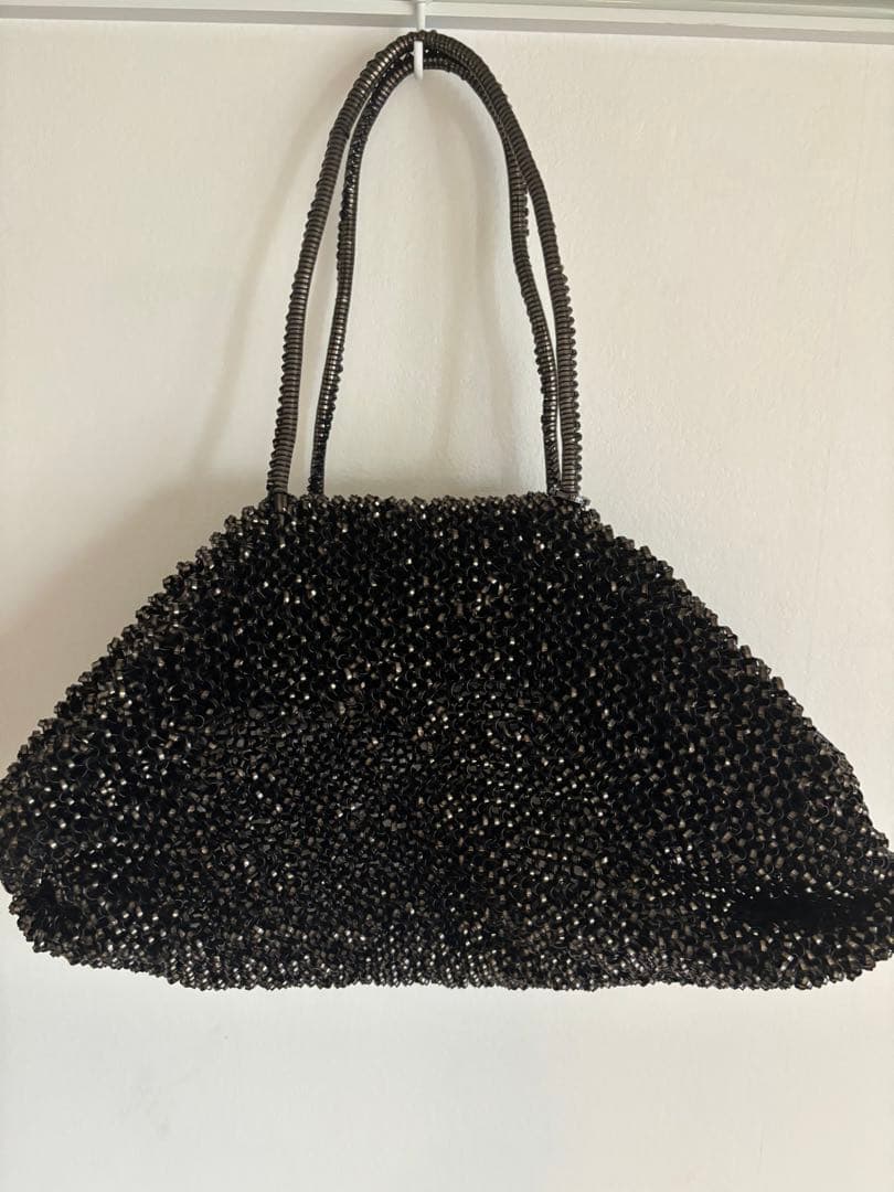 【るー@断捨離中！】アンテプリマ★黒ワイヤーバッグ