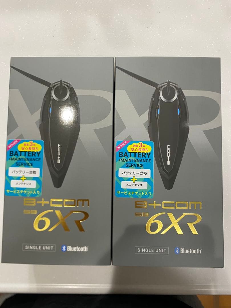 今月限定価格【新品未使用】B+COM SB6XR シングル2個セットチケット付き