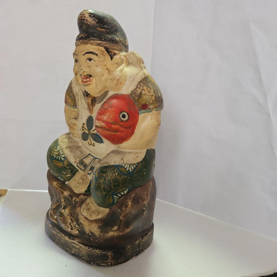 大黒天、恵比寿様　人形2点