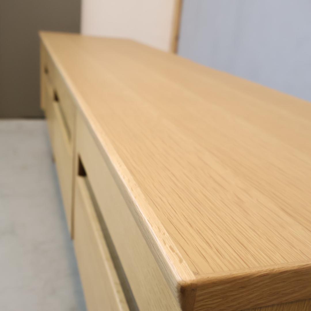 HAMAMOTO 浜本工芸 ナラ材 TVボード テレビボード ローボード 収納