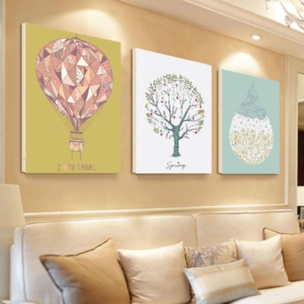 アートパネル インテリア 絵画 壁掛け 北欧 モダン おしゃれ 3枚セット