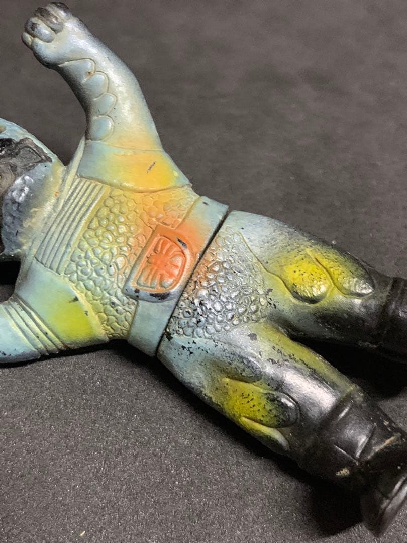 レア　仮面ライダーV3 ノコギリトカゲ　ソフビ　ポピー　当時物　ビンテージ