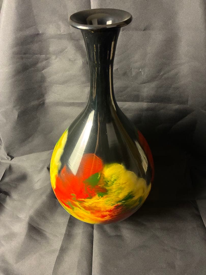 九谷焼 【⠀佐野慧成 作 】 花瓶 A-7