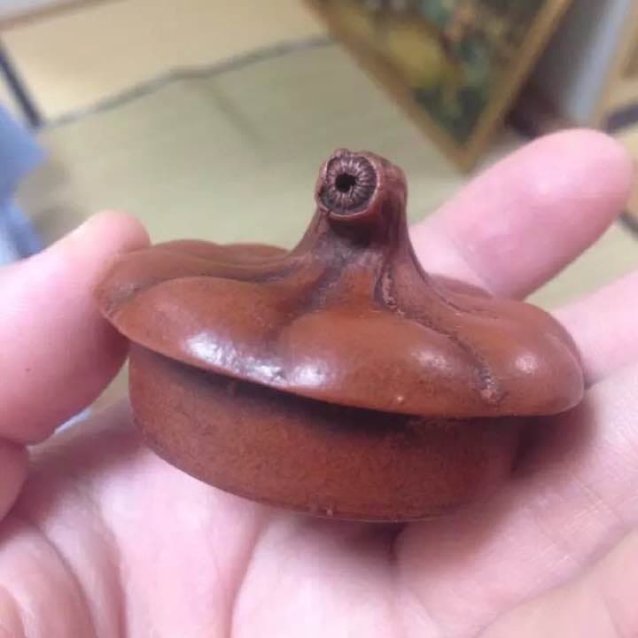 朱泥 急須 南瓜壷 唐物 茶道具