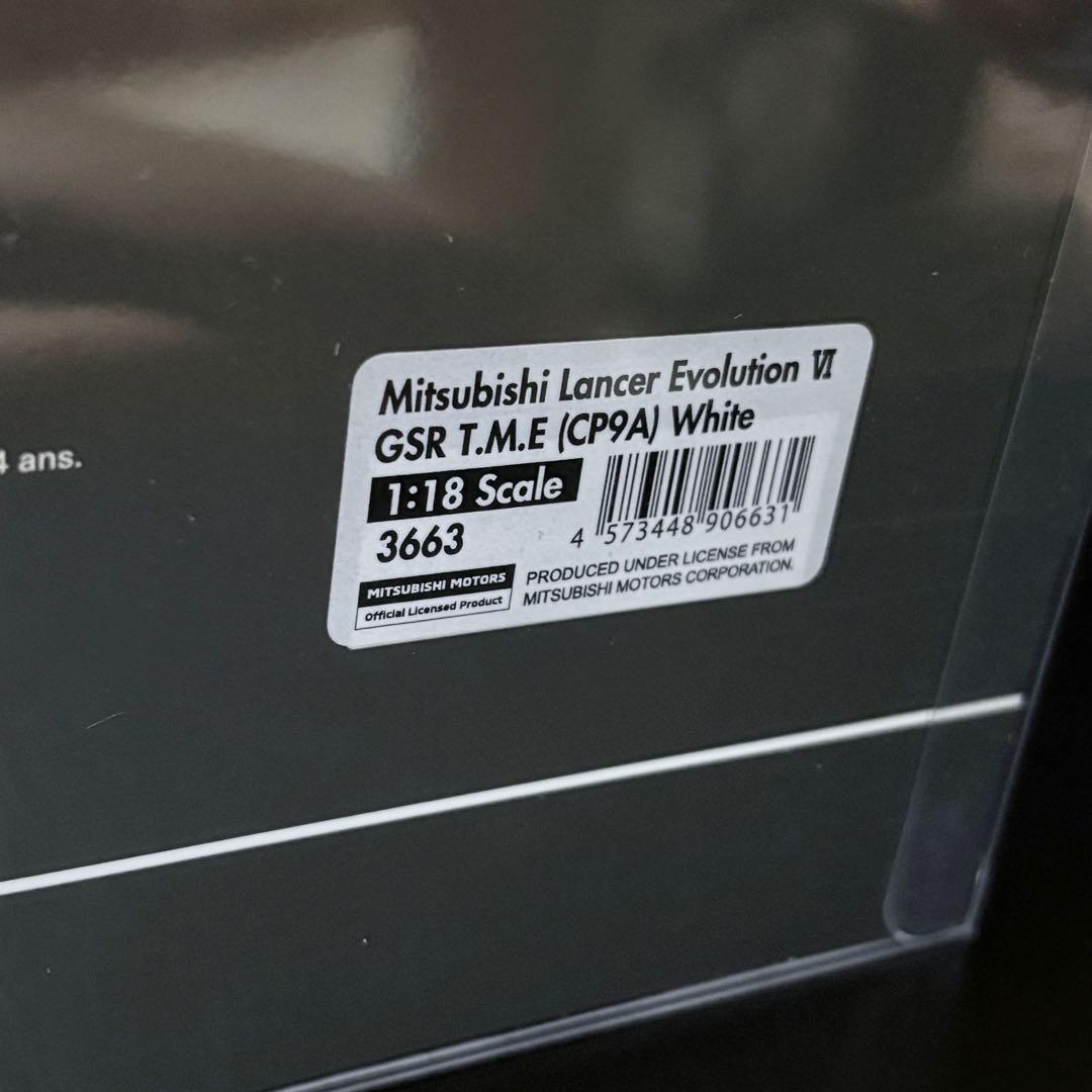 1/18 イグニッションモデル 三菱 ランサーエボリューションⅥ GSR TME