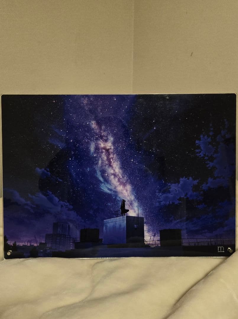 mocha A3アクリルプレート　星包み