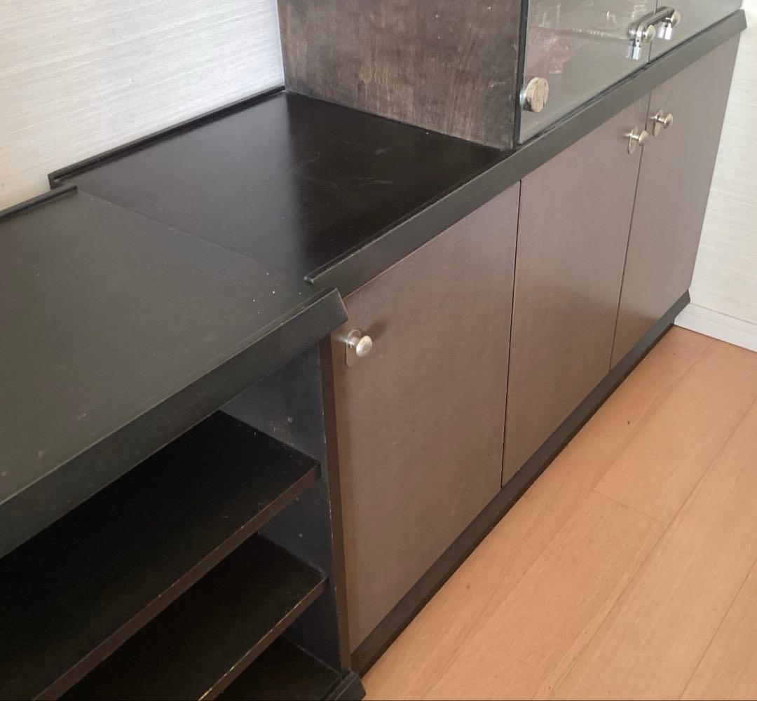 山品木工② ヴィンテージ　収納棚 チェスト 食器棚