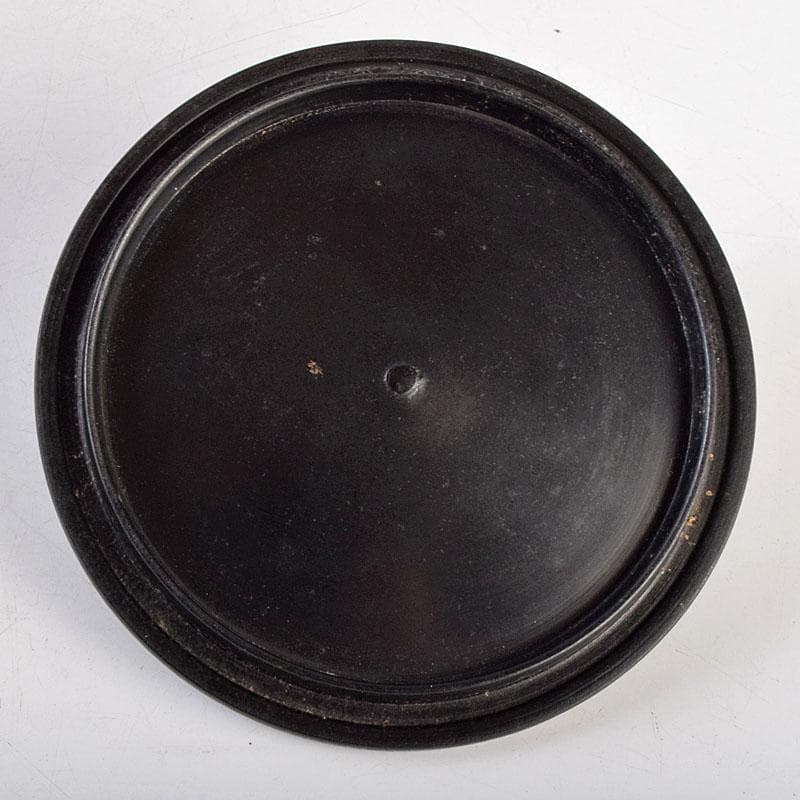 茶道具　人間国宝　釜師　高橋敬典作　菊桐文　平丸政所釜　共箱　V　R9044B