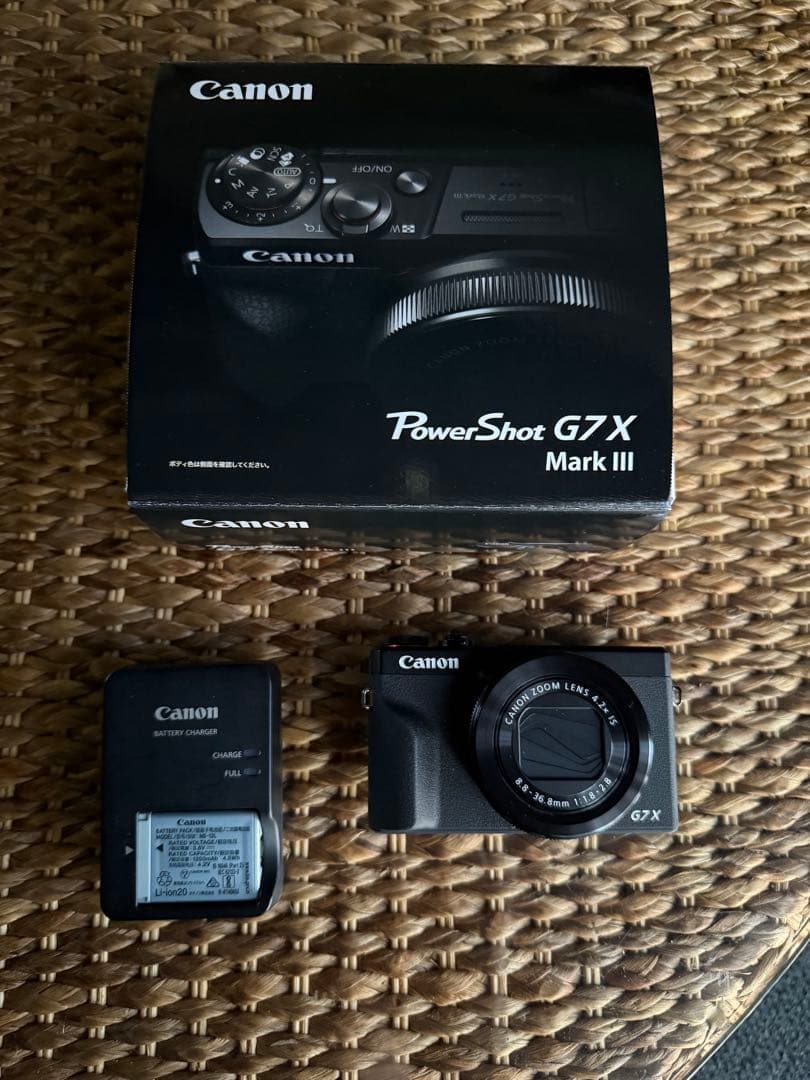 Canon PowerShot G7X Mark IIIコンパクトデジタルカメラ