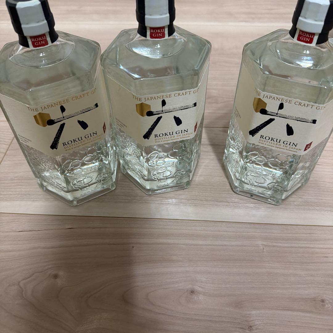 サントリー 六ジン ROKU GIN 700ml 3本セット