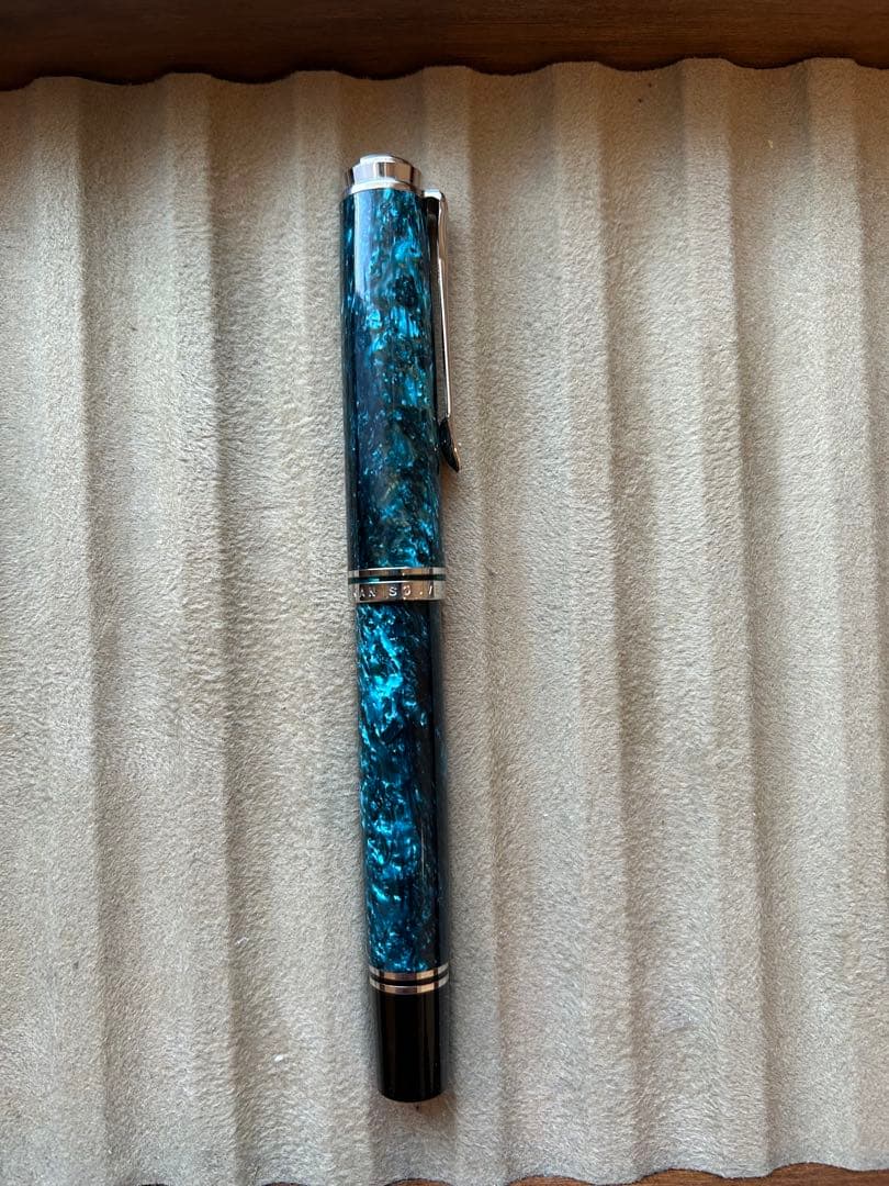 【ローラーボールペン】Pelikan スーベレーン　オーシャンスワール