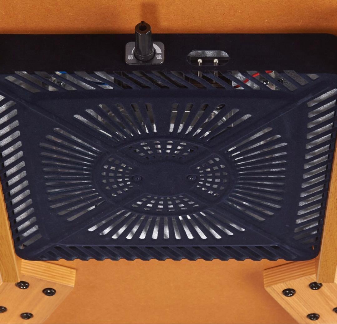 無印良品　木製 楕円形 こたつ 電源コード付き