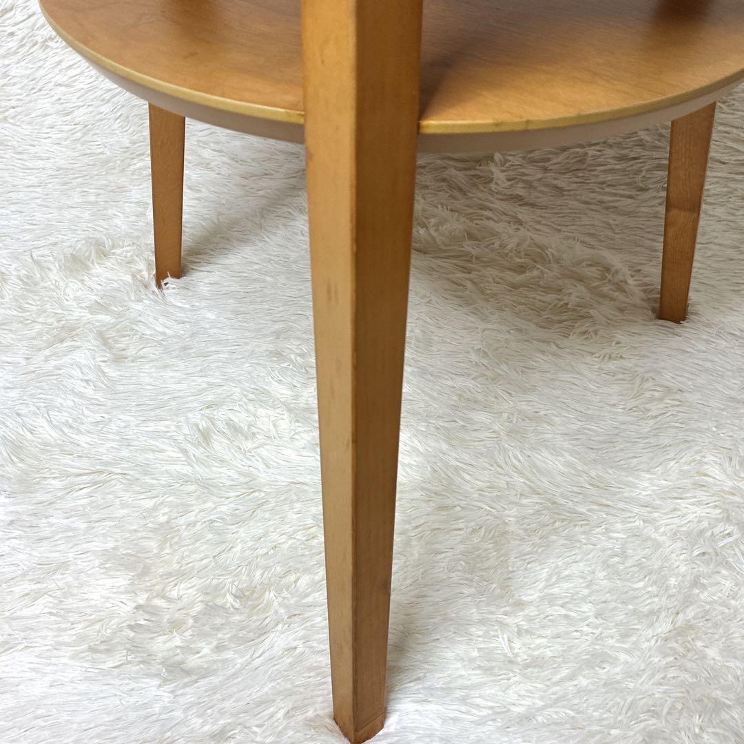 ACTUS アクタス サイドテーブル 丸テーブル 曲木 ソファテーブル 花台