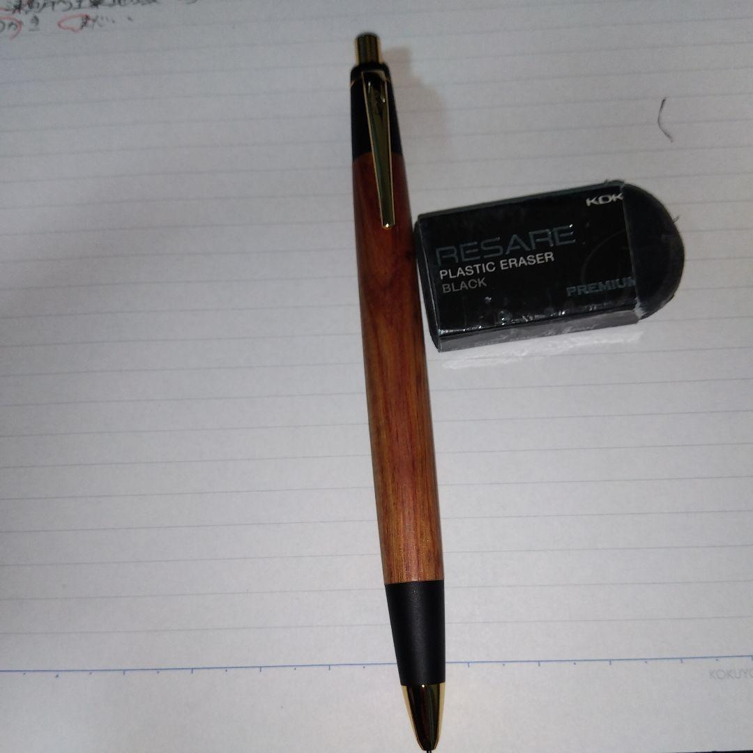 野原工芸シャーペンチューリップウッド新型箱無し固定式口金無し