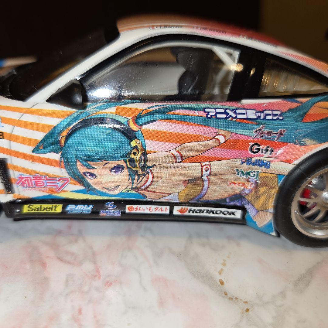フジミ 初音ミク ポルシェ911 GT3R プラモデル 1/24 完成品