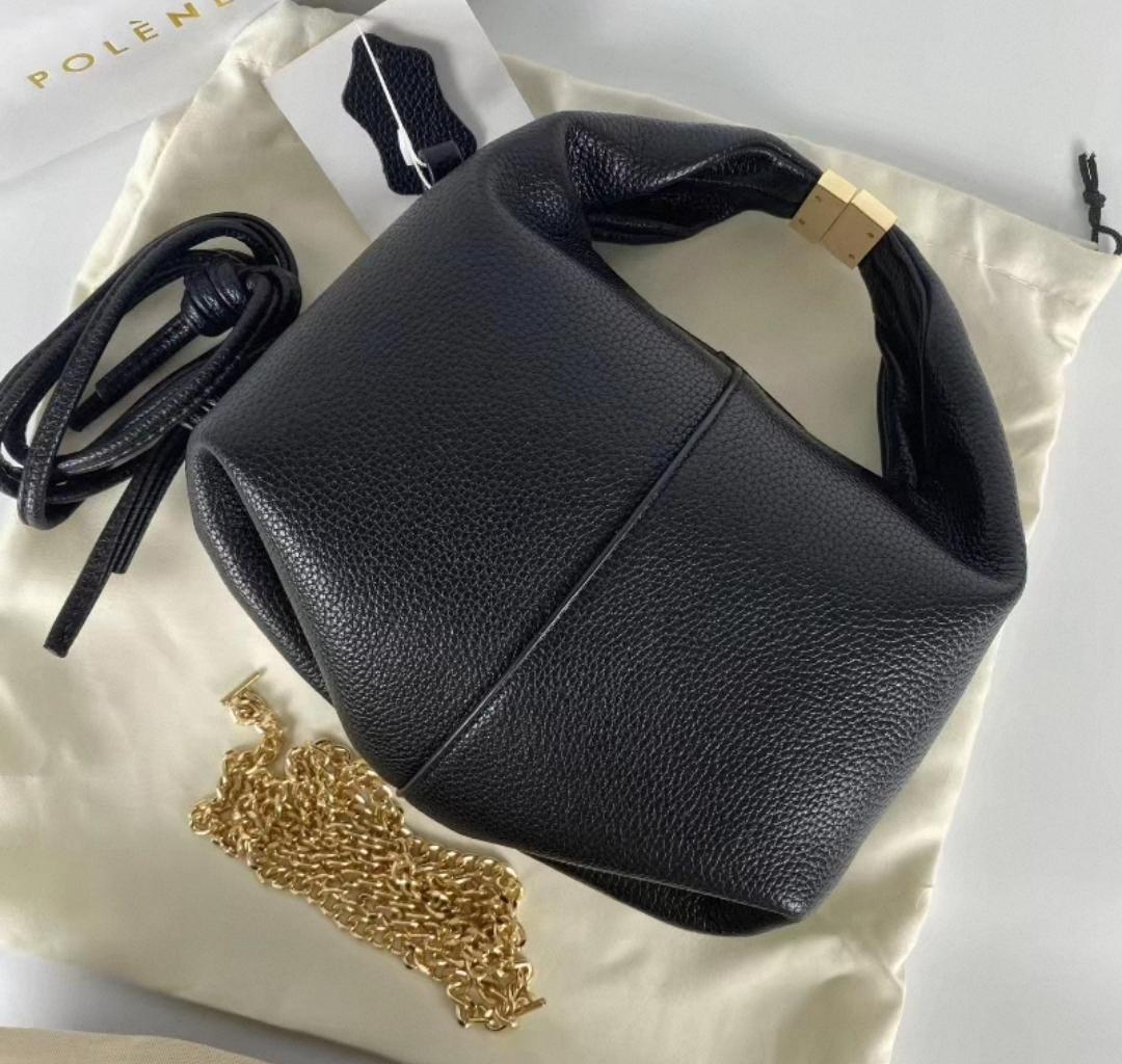 即日発送 ~ POLÈNE ブラックショルダーバッグ