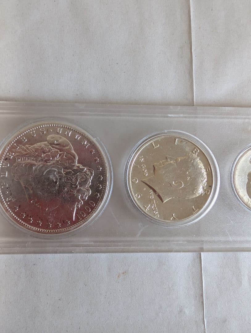 アメリカ合衆国コレクションセット 1900年モルガンドル銀貨他