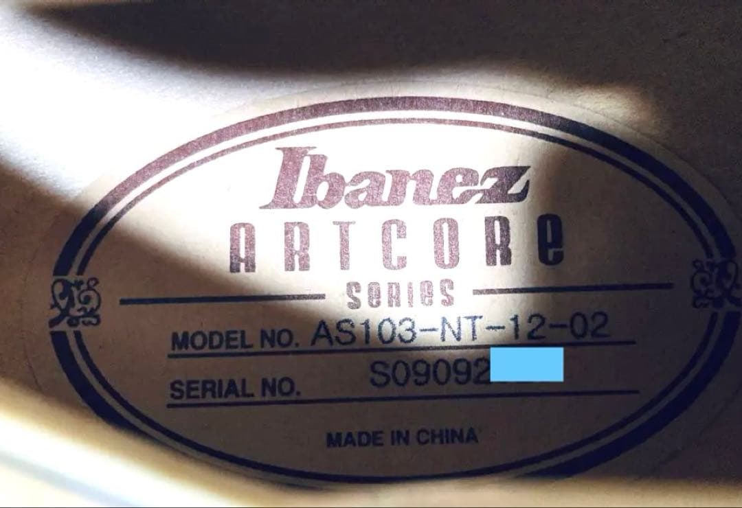 Ibanez アイバニーズ AS103-NT 高級ケース付 貴重 動作良好