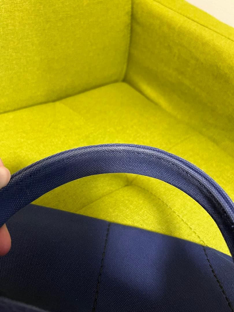 超美品　2wayプラダ　カナパ　ネイビー　Mサイズ